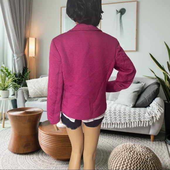 Chico's Blush Lightweight Quilter Jacket Sz 1 - Picture 7 of 9